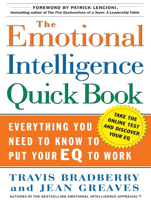 Title details for The Emotional Intelligence Quick Book by Travis Bradberry - Available